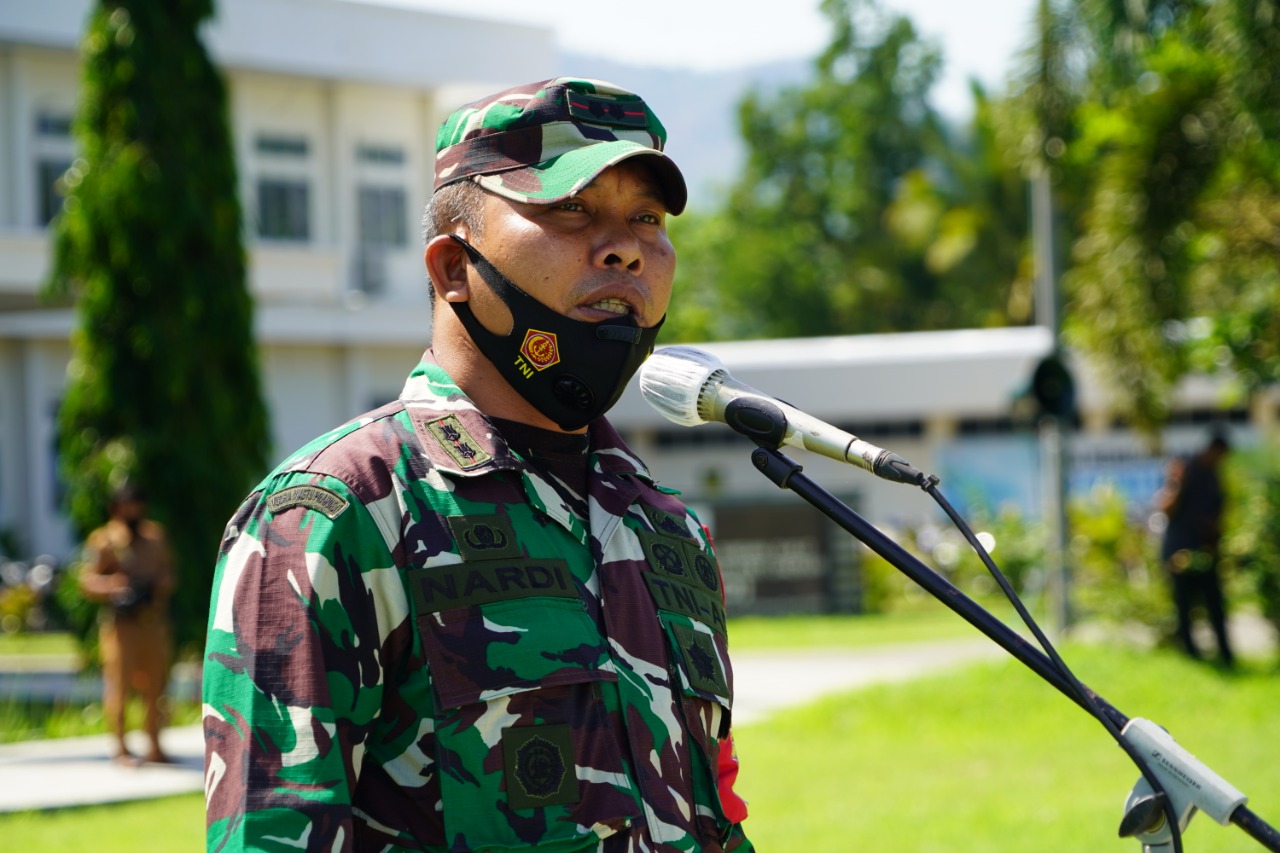 Dandim 1628/Sumbawa Barat Sampaikan Apresiasi Suksesnya Latihan Penanggulangan Bencana Alam