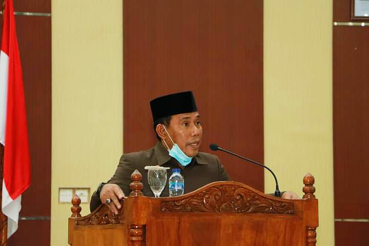 Ini Ayat Suci Al-Qur’an Yang Disampaikan H. W Musyafirin di Paripurna Istimewa DPRD KSB