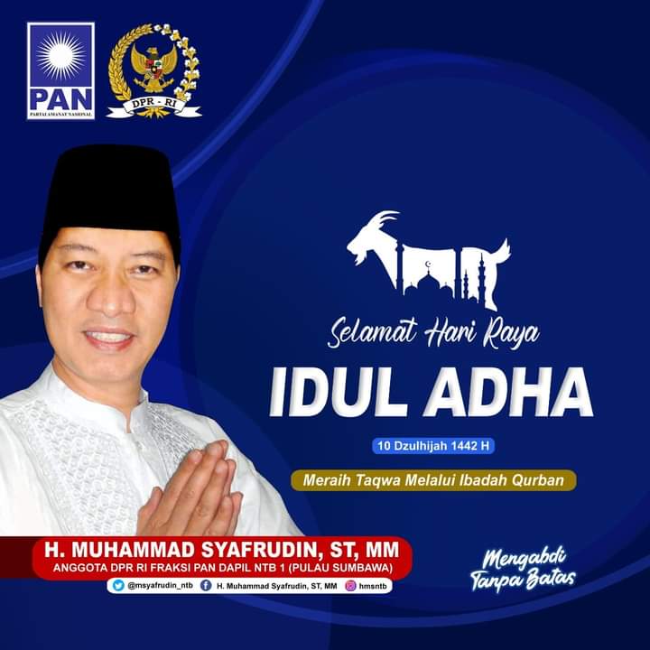 Ucapan Selamat Hari Raya Idul Adha 1442 H Dari HMS