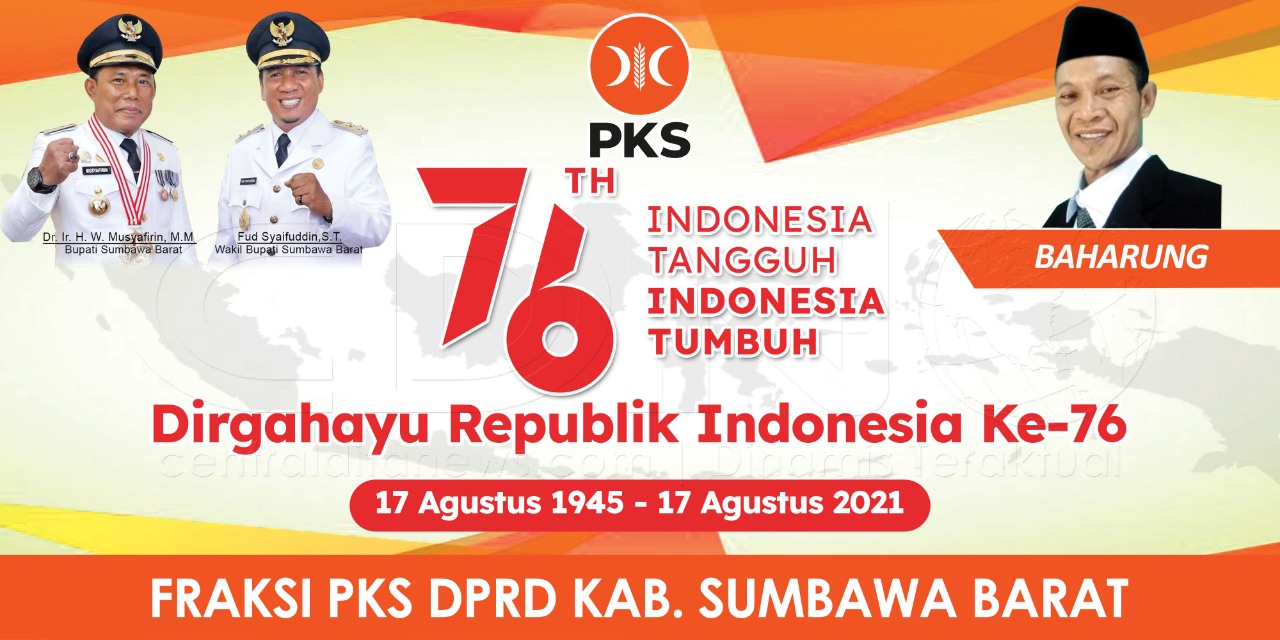 Iklan Ucapan Selamat HUT RI Ke-76 Dari Anggota DPRD KSB, Baharung