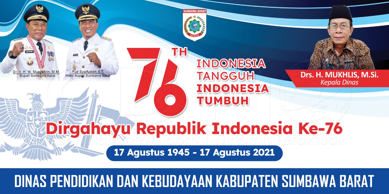 Iklan Ucapan Selamat HUT RI Ke-76 Dari Dinas Dikbud KSB