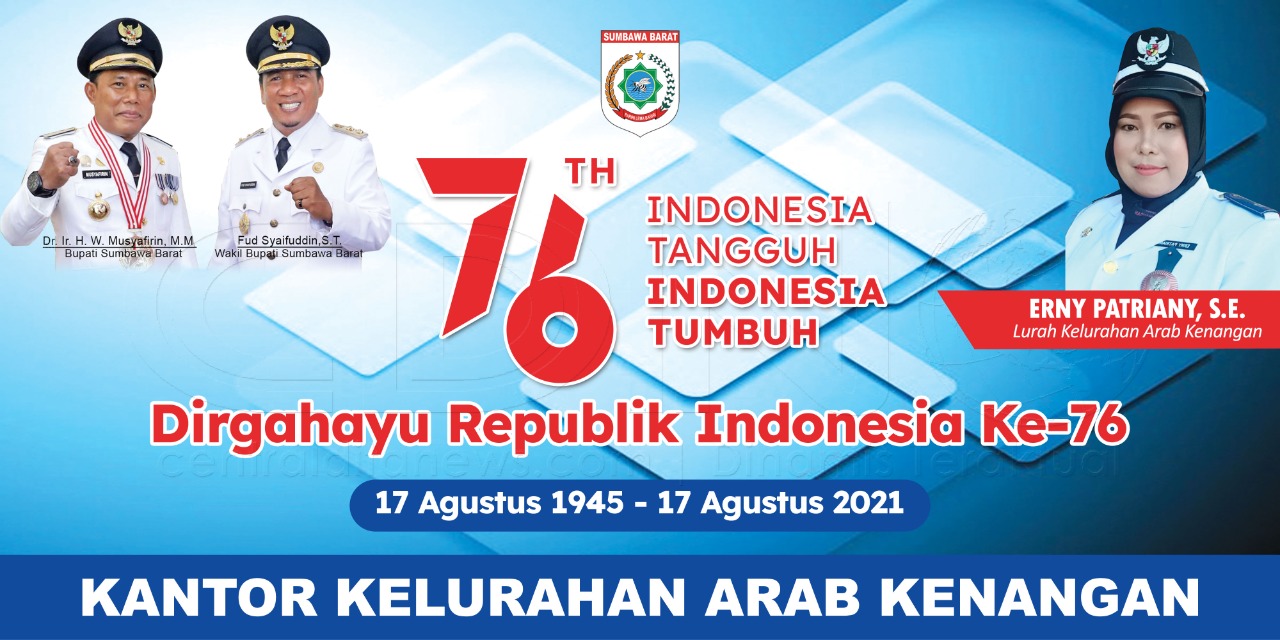 Iklan Ucapan Selamat HUT RI Ke-76 Dari Lurah Arken KSB