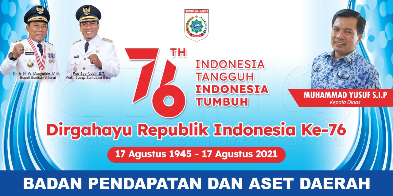 Iklan Ucapan Selamat HUT RI Ke-76 Dari BPAD KSB