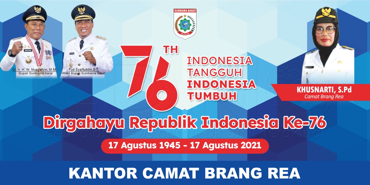 Iklan Ucapan HUT RI Ke-76 Dari Camat Brang Rea