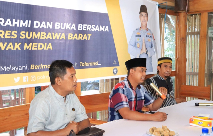 Buka Puasa Bersama, Insan Pers Apresiasi Kapolres KSB Telah Berikan Rasa Aman Pada Masyarakat