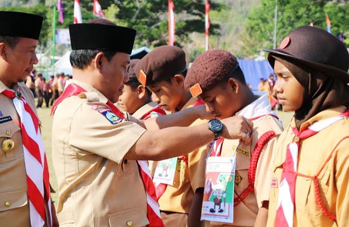 Bupati Resmi Buka Jambore Cabang Ke- 4 Gerakan Pramuka Sumbawa Barat