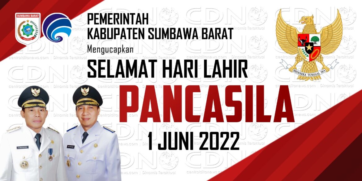 Ucapan Selamat Hari Lahir Pancasila Dari Pemerintah Kabupaten Sumbawa Barat