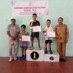 M. Nazrullah Jawara Tunggal Putra Badminton O2SN SD Tingkat Kecamatan Seteluk