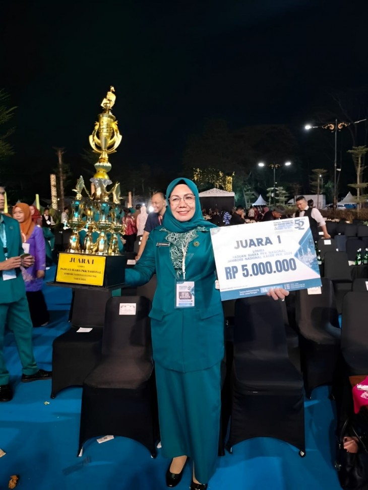 Berdaya Saing, Wakili NTB Paduan Suara TP PKK KSB Juara I Tingkat Nasional