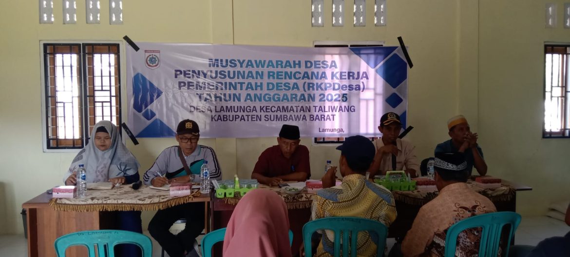 Musdes RKPDesa Lamunga  Tahun 2025 Sukses Digelar