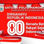 Ucapan Dirgahayu Ke-80 Republik Indonesia, Dari Satuan Polisi Pamong Praja Kabupaten Sumbawa Barat