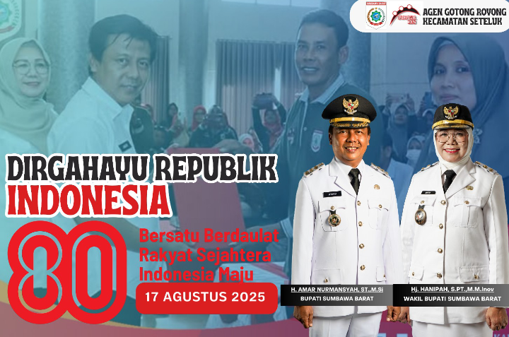 Ucapan Dirgahayu Ke-80 RI, Dari AGR Kecamatan Seteluk