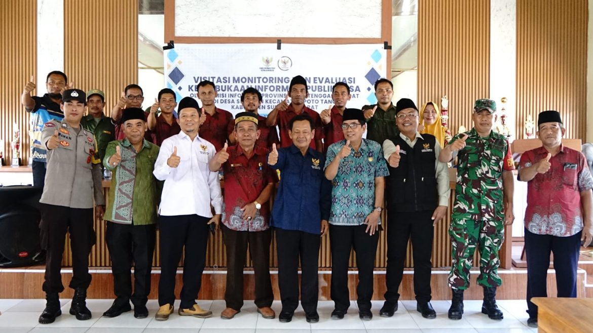 Komisi Informasi NTB Lakukan Visitasi Monev 2025, Desa Senayan Satu-Satunya Desa Lolos Tahap Visitasi di Pulau Sumbawa