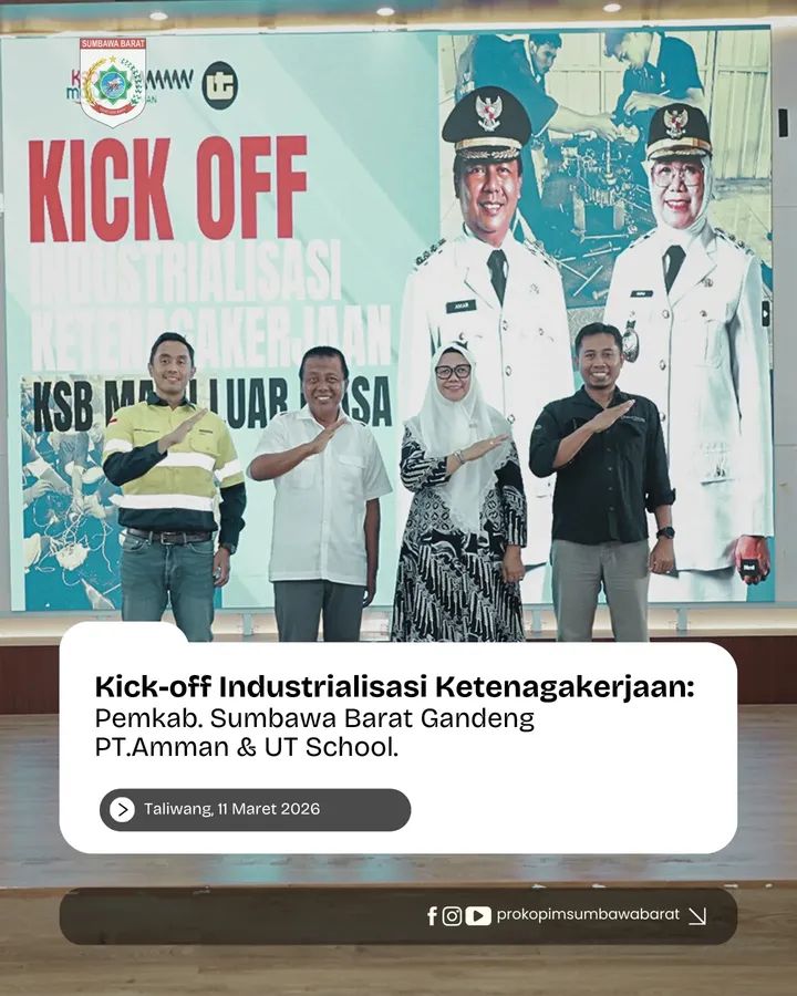 Program KSB Maju Luar Biasa Gandeng United Tractors, Ini Alasan Bupati   