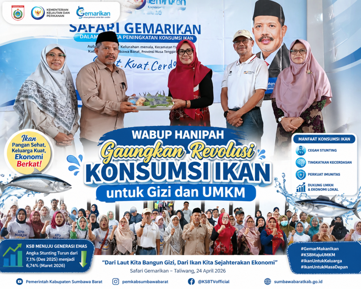 Safari Gemarikan KSB: Ikan Jadi Senjata Lawan Stunting, Dongkrak Gizi dan Ekonomi Keluarga