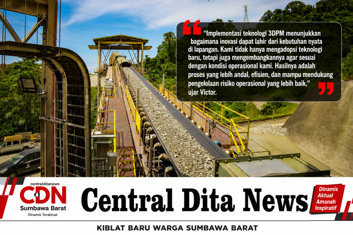 Menjaga Kelancaran Pengolahan Mineral di AMMAN Lewat Teknologi Laser 3D