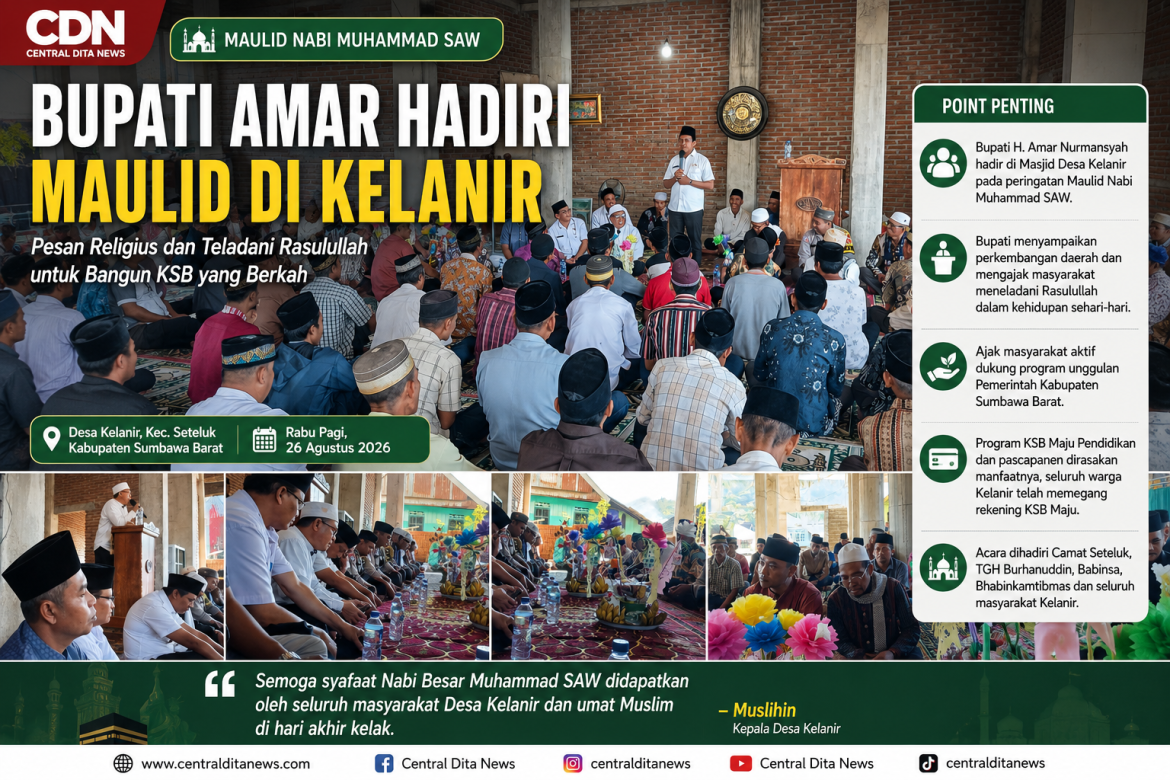 Maulid di Kelanir, Bupati Amar Tekankan Keteladanan Rasulullah