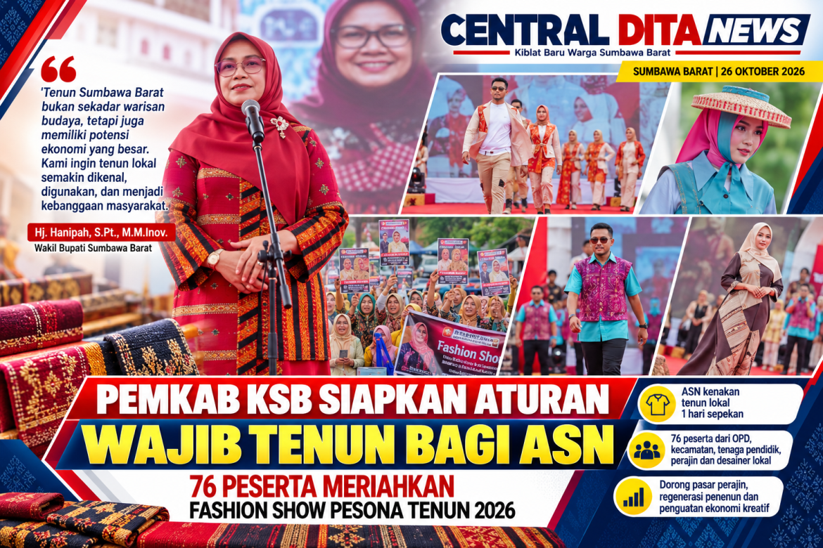 AMAZING!!!, Pemkab KSB Siapkan Aturan Wajib Tenun bagi ASN, Pasar Perajin Lokal Dibidik