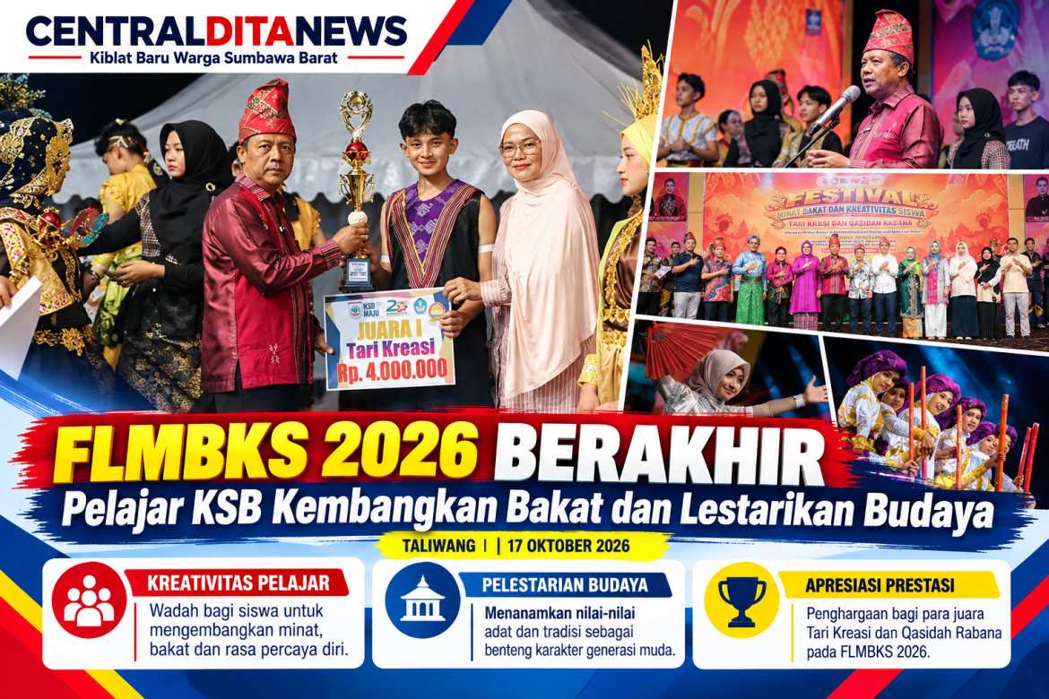 FLMBKS 2026 Berakhir, Pelajar KSB Didorong Kembangkan Bakat dan Lestarikan Budaya