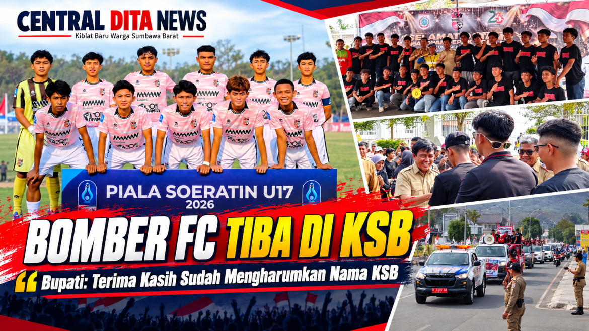 Bomber FC Tiba di KSB, Bupati KSB : “Terimakasih Sudah Mengharumkan Nama KSB,”
