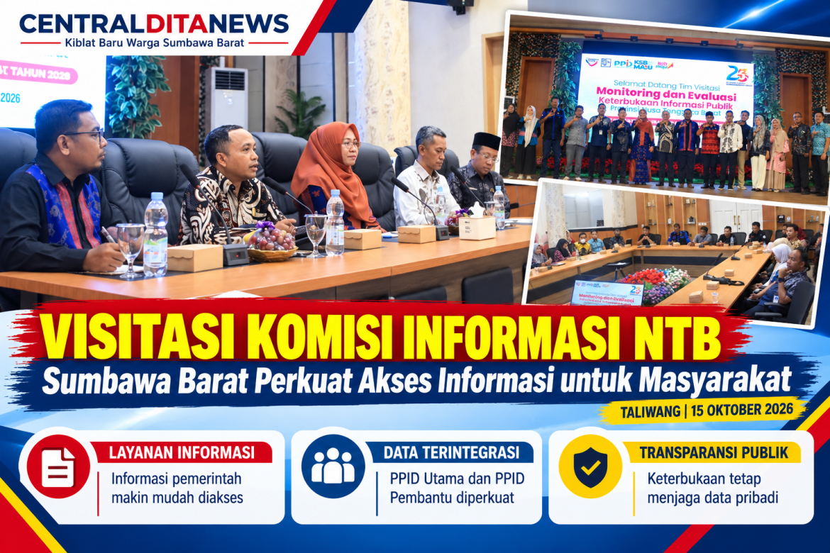 Visitasi Komisi Informasi NTB, Sumbawa Barat Perkuat Akses Informasi untuk Masyarakat