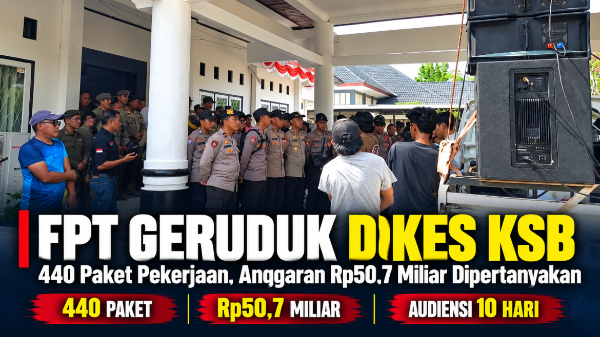 Abu Bakar Beko Bongkar 440 Paket Dikes KSB, Anggaran Rp50,7 Miliar Dipertanyakan!